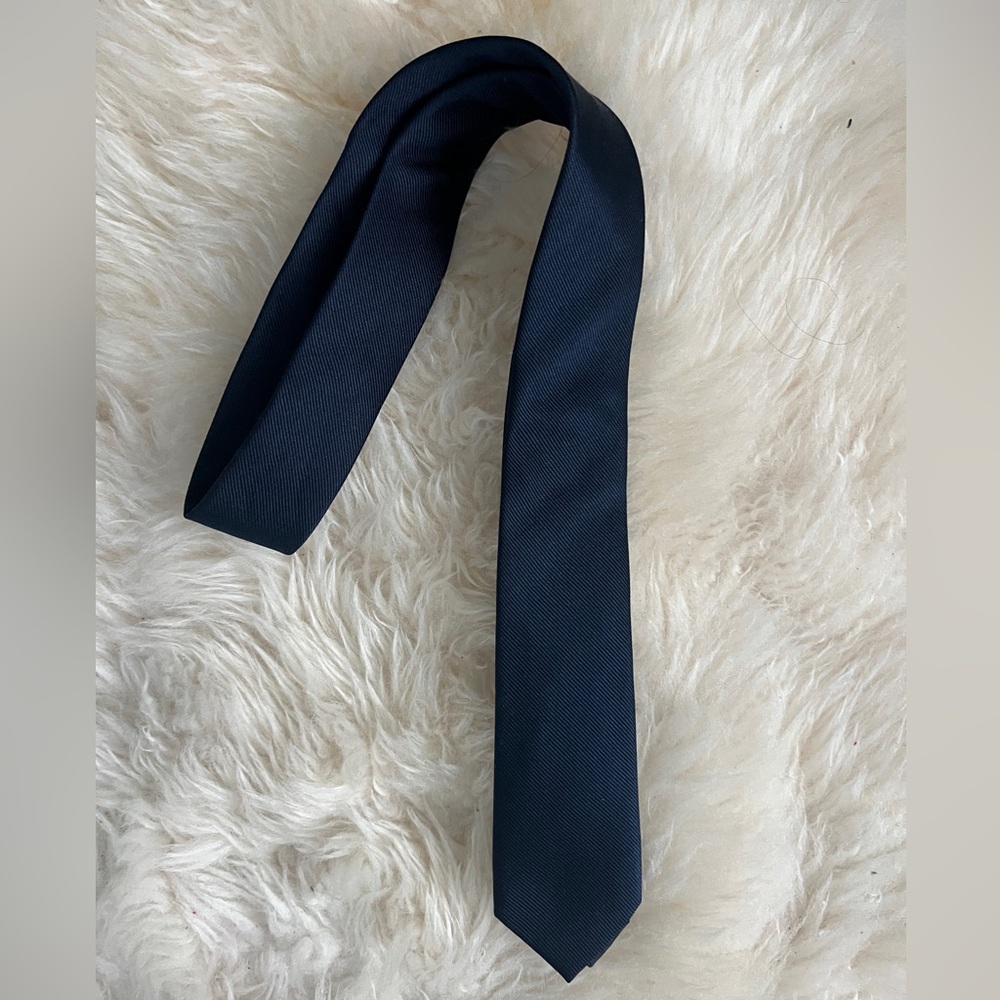 Crewcuts Navy Silk Tie